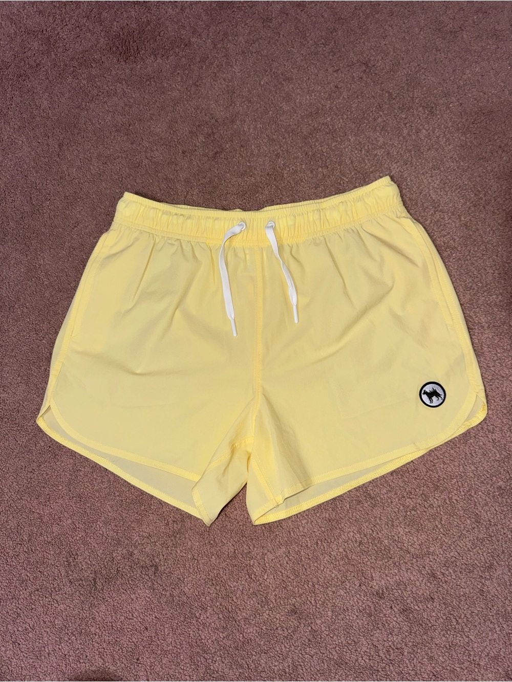 Yellow Athletic Shorts